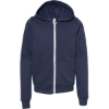 Custom Youth Sponge Fleece Full-Zip Hoodie Sweatshirt Navy