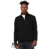 Custom Unisex FWD Fashion Quarter-Zip Sweatshirt Black