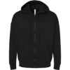 Custom Unisex Sponge Fleece DTM Full-Zip Hoodie Sweatshirt Black