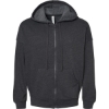 Custom Unisex Sponge Fleece DTM Full-Zip Hoodie Sweatshirt Dark Grey Heather