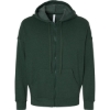 Custom Unisex Sponge Fleece DTM Full-Zip Hoodie Sweatshirt Heather Forest