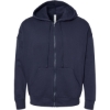 Custom Unisex Sponge Fleece DTM Full-Zip Hoodie Sweatshirt Navy