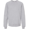 Custom Youth Sponge Fleece Crewneck Sweatshirt Athletic Heather