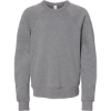 Custom Youth Sponge Fleece Crewneck Sweatshirt Deep Heather