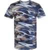 Custom Mens Camo Tee Blue Woodland