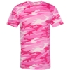 Custom Mens Camo Tee Pink Woodland