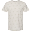 Custom Mens Star Print Tee Natural Heather Star