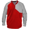 Custom Unisex Field Batters Jacket Red/ Grey