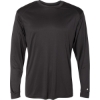 Custom Mens Ultimate SoftLock™ Long Sleeve T-Shirt Black