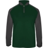 Custom Mens Ultimate SoftLock™ Sport Quarter-Zip Pullover Forest/ Graphite