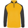 Custom Mens Ultimate SoftLock™ Sport Quarter-Zip Pullover Gold/ Graphite