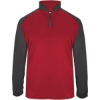 Custom Mens Ultimate SoftLock™ Sport Quarter-Zip Pullover Red/ Graphite