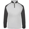 Custom Mens Ultimate SoftLock™ Sport Quarter-Zip Pullover White/ Graphite