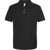 Custom Mens 50/50 Sport Pique Polo Black