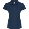 Custom Womens 50/50 Sport Pique Polo Navy