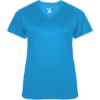 Custom Womens  Ultimate SoftLock™ V-Neck T-Shirt Electric Blue