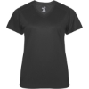 Custom Womens  Ultimate SoftLock™ V-Neck T-Shirt Graphite