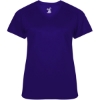 Custom Womens  Ultimate SoftLock™ V-Neck T-Shirt Purple