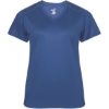 Custom Womens  Ultimate SoftLock™ V-Neck T-Shirt Royal