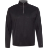 Custom Mens B-Core Quarter-Zip Pullover Black/ Graphite