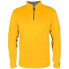 Custom Mens B-Core Quarter-Zip Pullover Gold/ Graphite