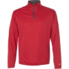 Custom Mens B-Core Quarter-Zip Pullover Red/ Graphite