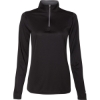 Custom Women’s B-Core Quarter-Zip Pullover Black/ Graphite