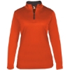 Custom Women’s B-Core Quarter-Zip Pullover Burnt Orange/ Graphite
