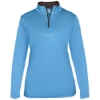 Custom Women’s B-Core Quarter-Zip Pullover Columbia Blue/ Graphite