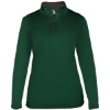 Custom Women’s B-Core Quarter-Zip Pullover Forest/ Graphite