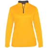 Custom Women’s B-Core Quarter-Zip Pullover Gold/ Graphite