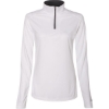 Custom Women’s B-Core Quarter-Zip Pullover White/ Graphite