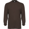 Custom Unisex B-Core Long Sleeve T-Shirt Brown