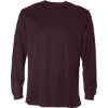 Custom Unisex B-Core Long Sleeve T-Shirt Maroon
