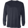 Custom Unisex B-Core Long Sleeve T-Shirt Navy
