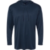 Custom Unisex B-Core Hooded Long Sleeve T-Shirt Navy