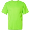 Custom Mens B-Core Sport Shoulders T-Shirt Lime