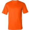 Custom Mens B-Core Sport Shoulders T-Shirt Safety Orange