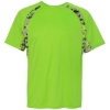 Custom Mens Hook Digital T-Shirt Lime/ Lime Digital