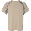Custom Mens Hook Digital T-Shirt Sand/ Sand Digital