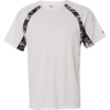 Custom Mens Hook Digital T-Shirt White/ Black