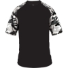 Custom Mens Camo Sport T-Shirt Black/ White Camo
