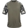 Custom Mens Camo Sport T-Shirt OD Green/ OD Green Camo