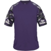 Custom Mens Camo Sport T-Shirt Purple/ Purple Camo