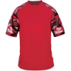 Custom Mens Camo Sport T-Shirt Red/ Red Camo