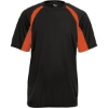 Custom Mens B-Core Hook T-Shirt Black/ Burnt Orange