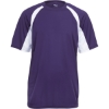 Custom Mens B-Core Hook T-Shirt Purple/ White