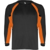 Custom Mens B-Core Hook Long Sleeve T-Shirt Black/ Burnt Orange