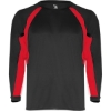 Custom Mens B-Core Hook Long Sleeve T-Shirt Black/ Red