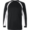 Custom Mens B-Core Hook Long Sleeve T-Shirt Black/ White
